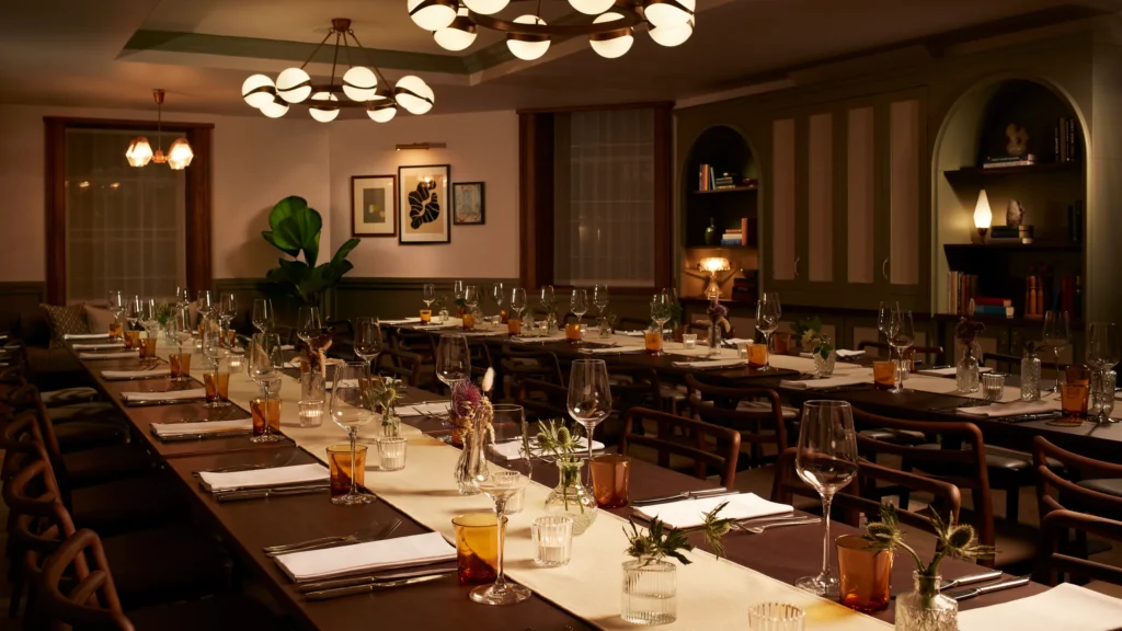 The Apartment private dining room at The Hoxton, Edinburgh